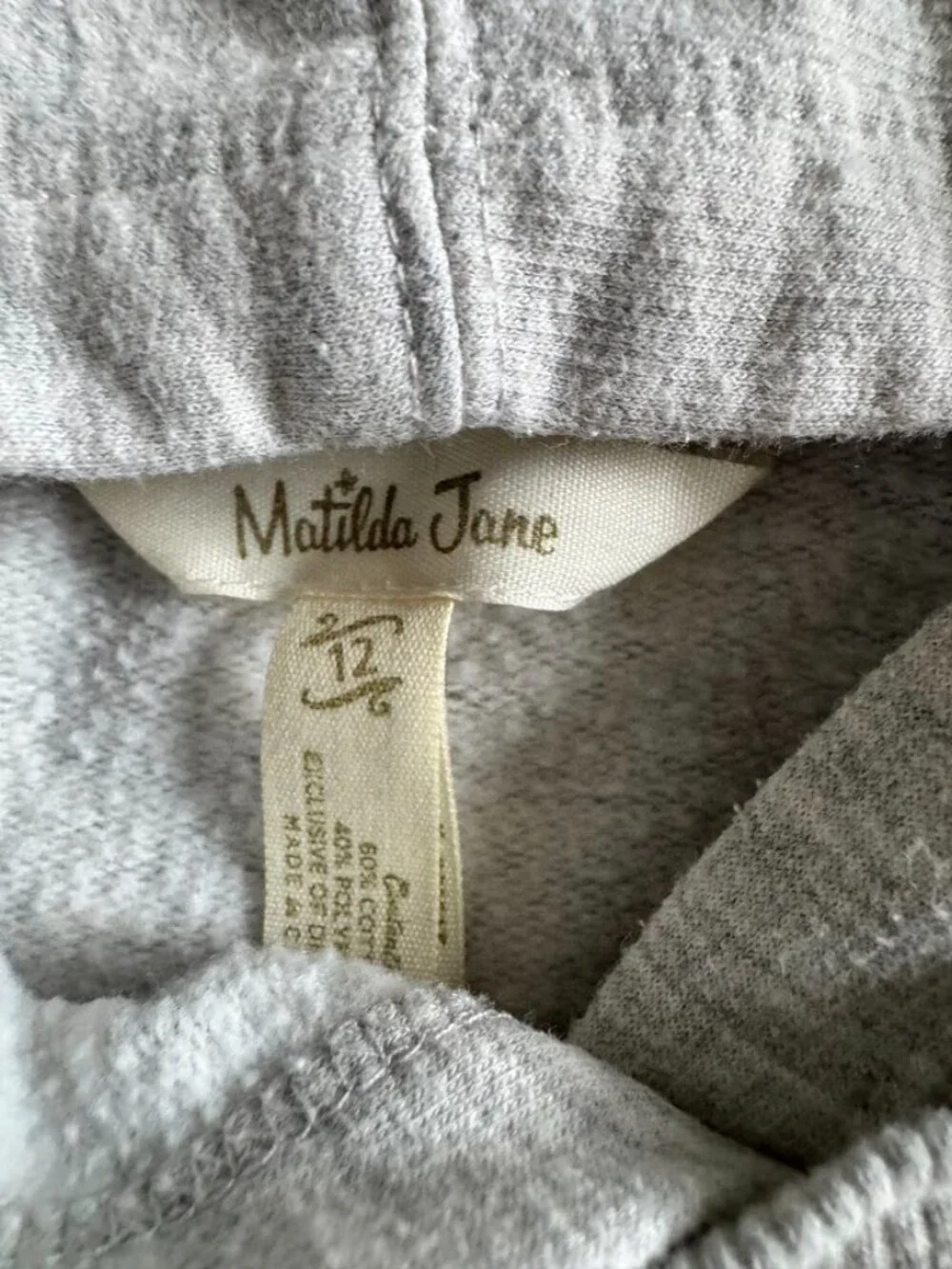 Matilda Jane Girls Size 12 Just Imagine Alisha Knit Hoodie and Jogger Set